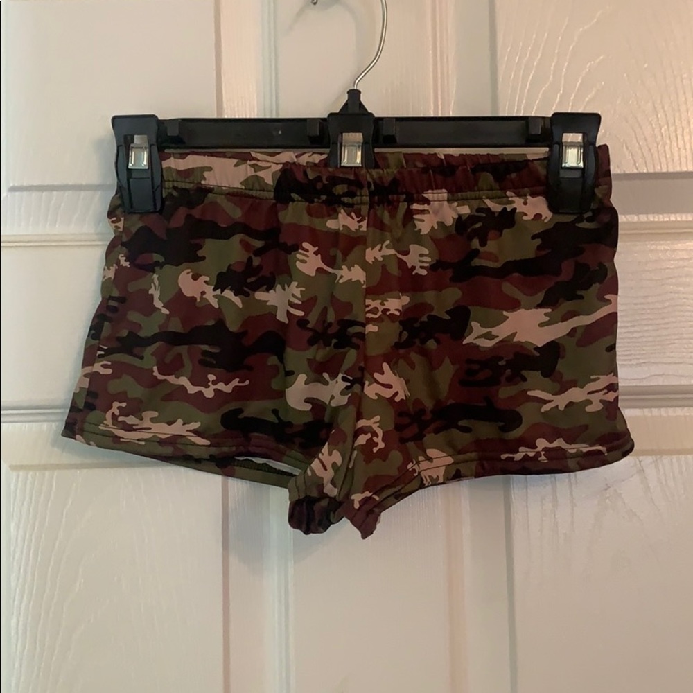 Hooters Military uniform shorts.